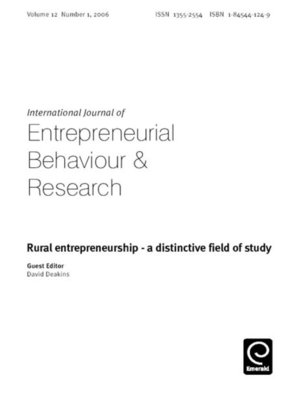 cover image of International Journal of Entrepreneurial Behaviour & Research, Volume 12, Issue 1